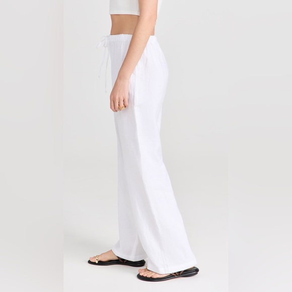 Reformation Olina Linen Pant In White, brand new, never worn, no flaws. - Picture 4 of 16